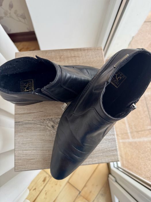 Чоловічі шкіряні черевики на щамку «Mirko Ciccioli”