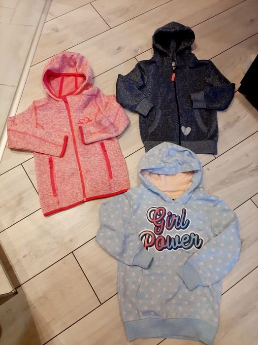Zestaw 3 sztuki Bluza Polar Bluzy z kapturem