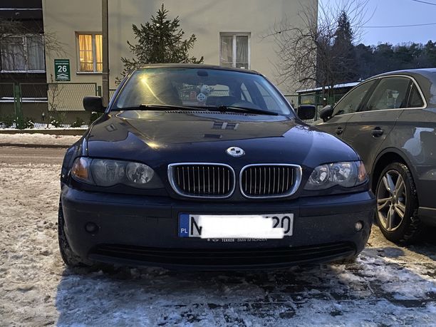 SPRZEDAM PRZEDNI ZDERZAK BMW E46 orientblau metallic 317 polift