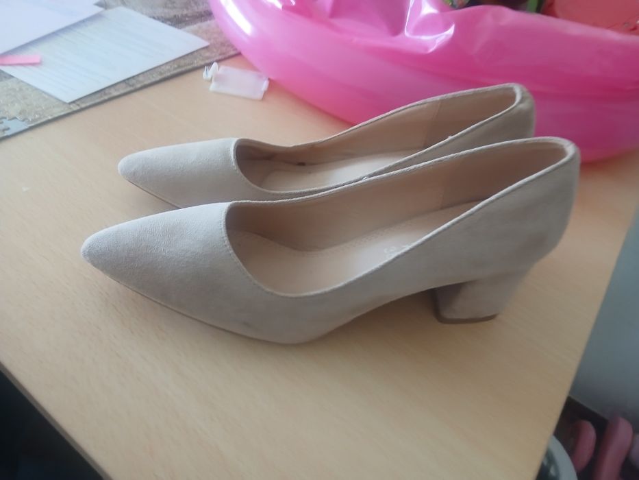 Sapatos nunca usados MaryPaz marca espanhola 38 beje