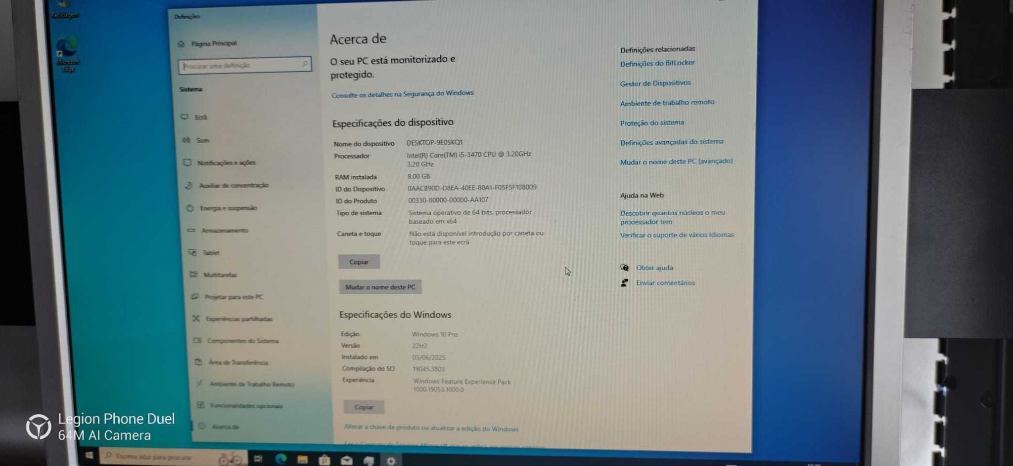 PC I5 -3470 usado