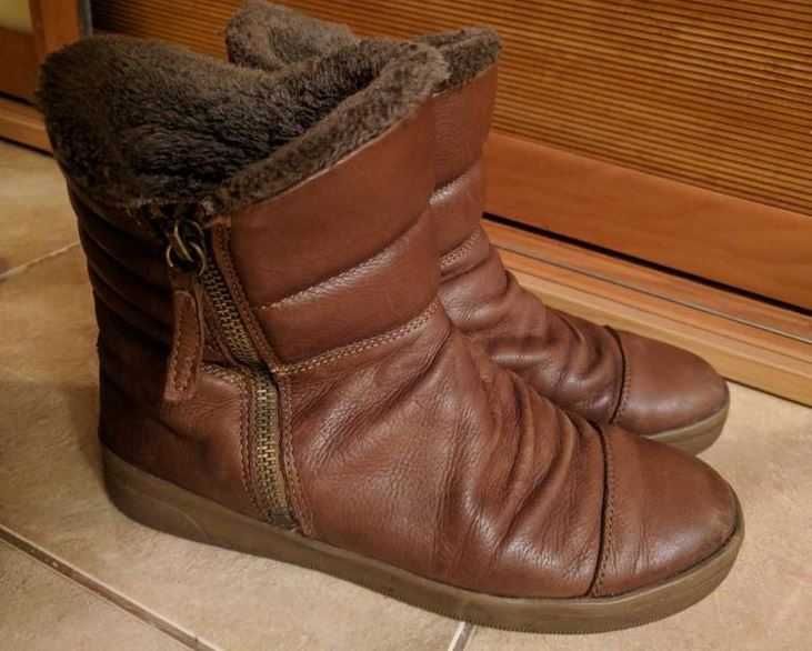 TIMBERLAND Зимові чоботи зимние ботинки сапоги черевики оригінал шкіра