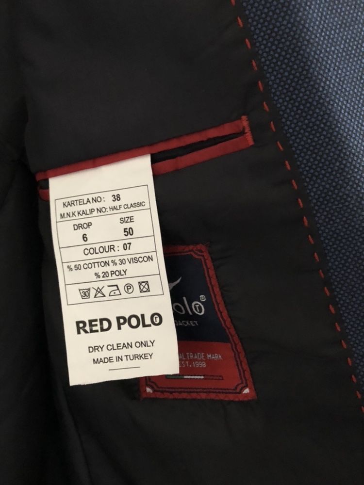 Пиджак мужской RED POLO размер 50