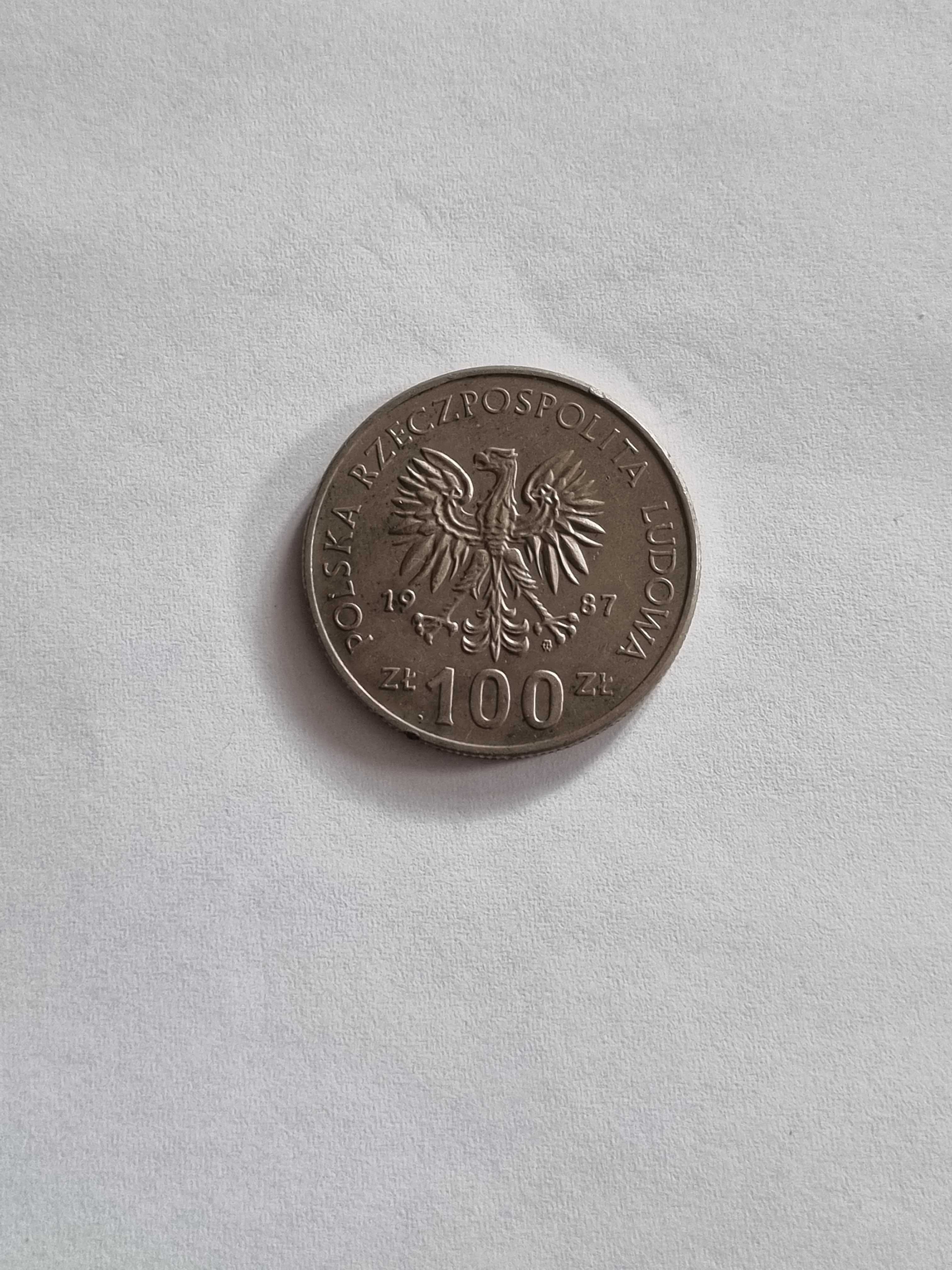 Moneta 100 zł z 1987r. Kazimierz III Wielki