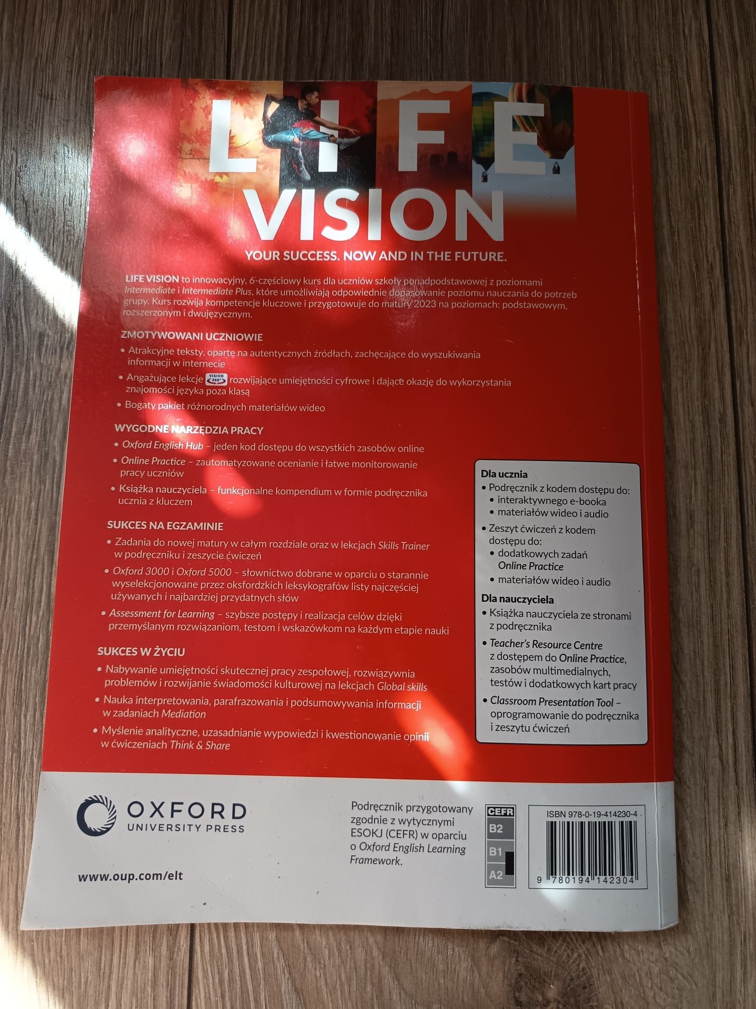 Podręcznik Life Vision A2/B1 Oxford