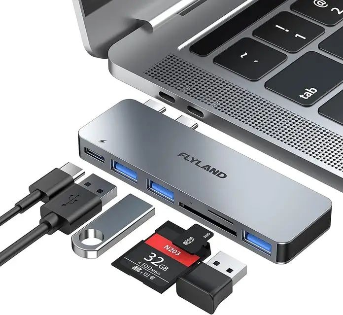Концентрат FLYLAND USB MacBook Pro/Air M1 c thunderbolt3