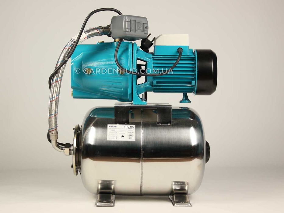 Насосна станція 1,1 kw Нержавійка Бак ! (ТІЛЬКИ ДОСТАВКА ПОШТОЮ)