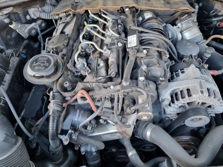 BMW E60 E61 E90 E87 silnik goły słupek N47D20C 520d 177KM N47