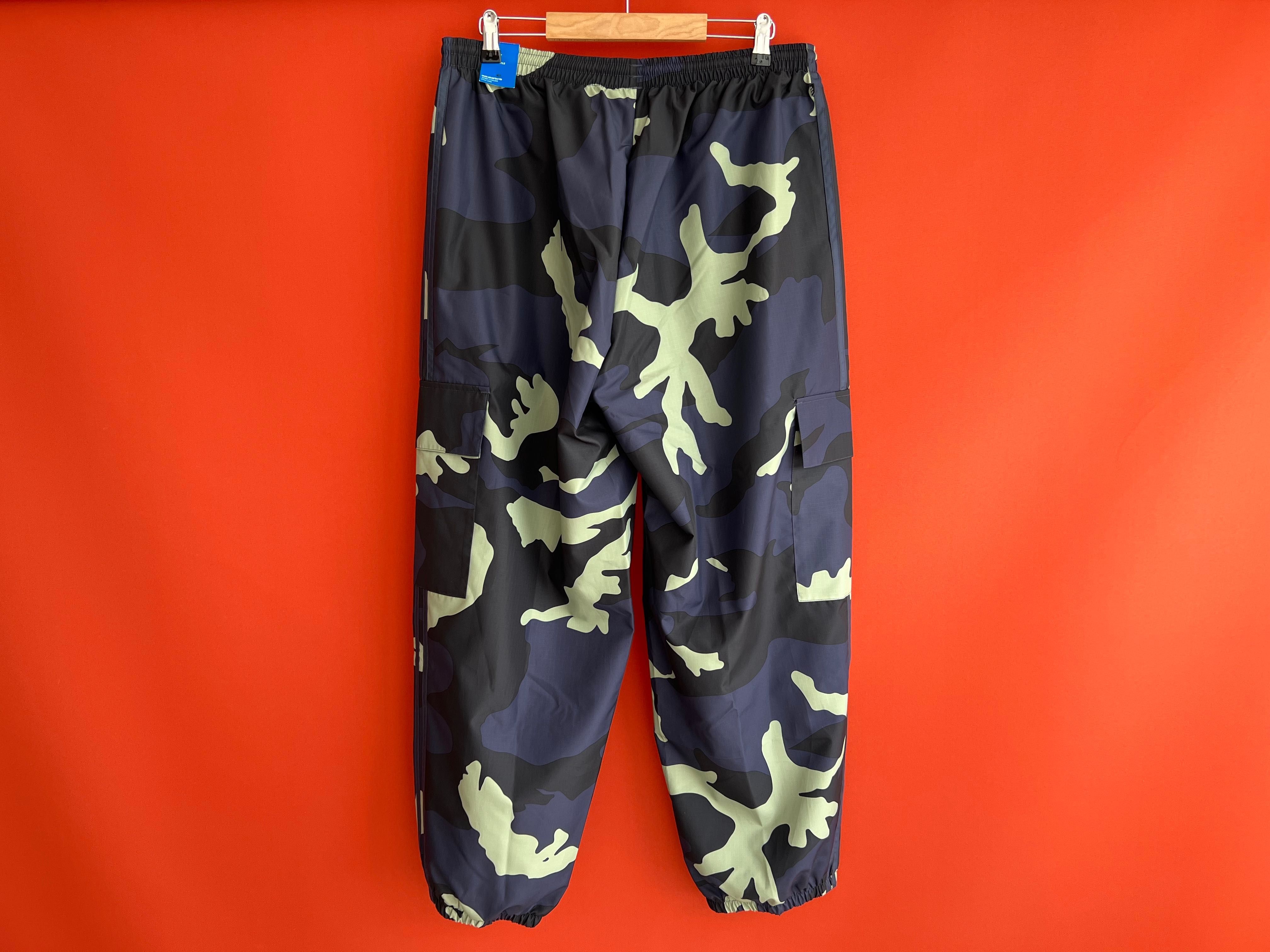 Adidas Camo Nylon Pant мужские спортивные штаны карго размер L NEW