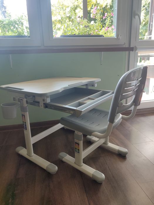 Biurko dziecięce FunDesk Piccolino Grey
