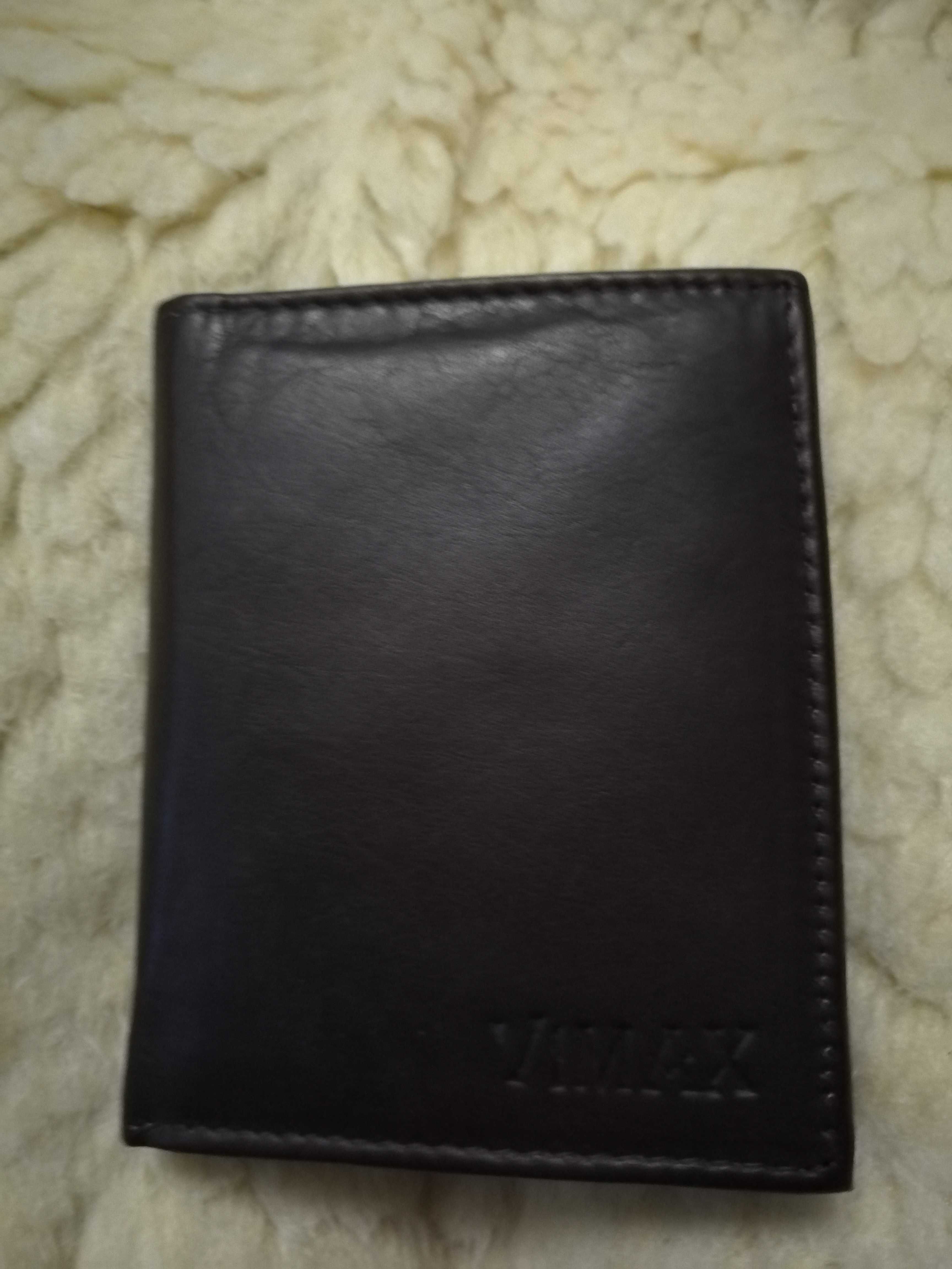 Мужское кожаное портмоне бренда VIMAX