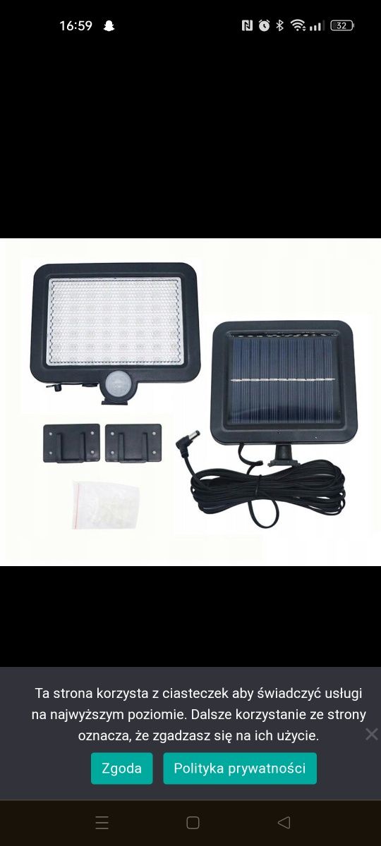 Lampa solarna led