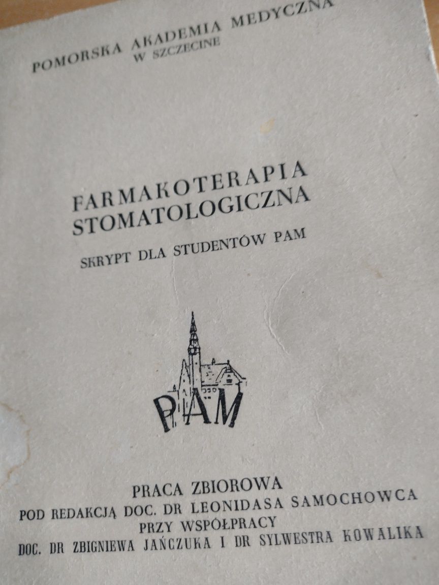 Farmatologia Skrypt dla studentów prof L Samachowiec medycyny