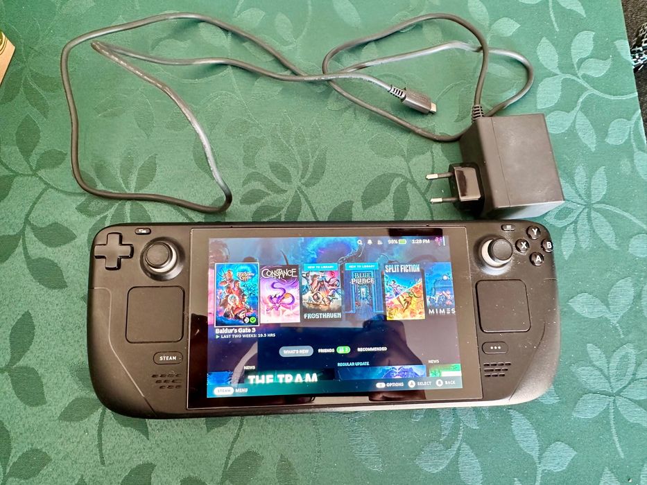 Steamdeck 512gb + sd 256gb + carregador