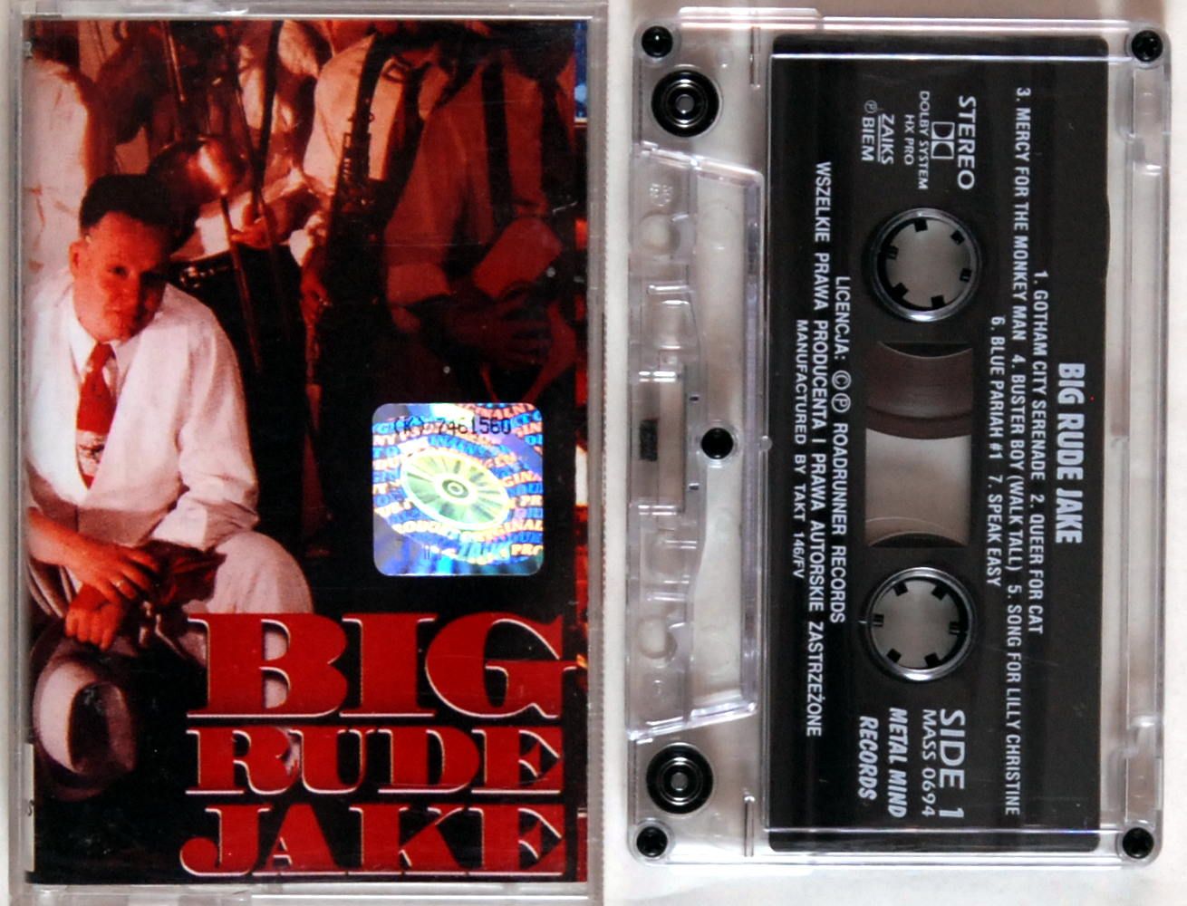 Big Rude Jake - Big Rude Jake (kaseta) BDB