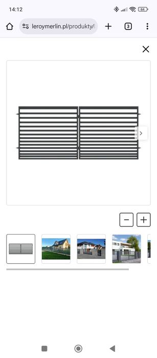 Brama dwuskrzydłowa 4 metrowa i furtka