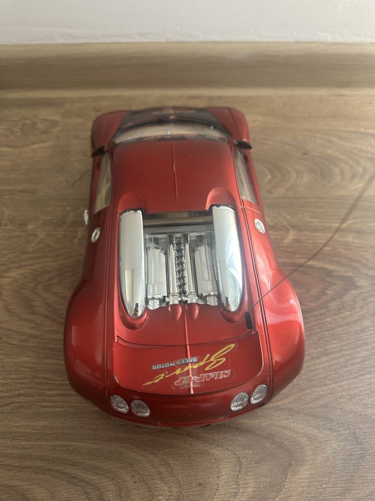 Auto zdalnie sterowane Bugatti Veyron z pilotem na baterie