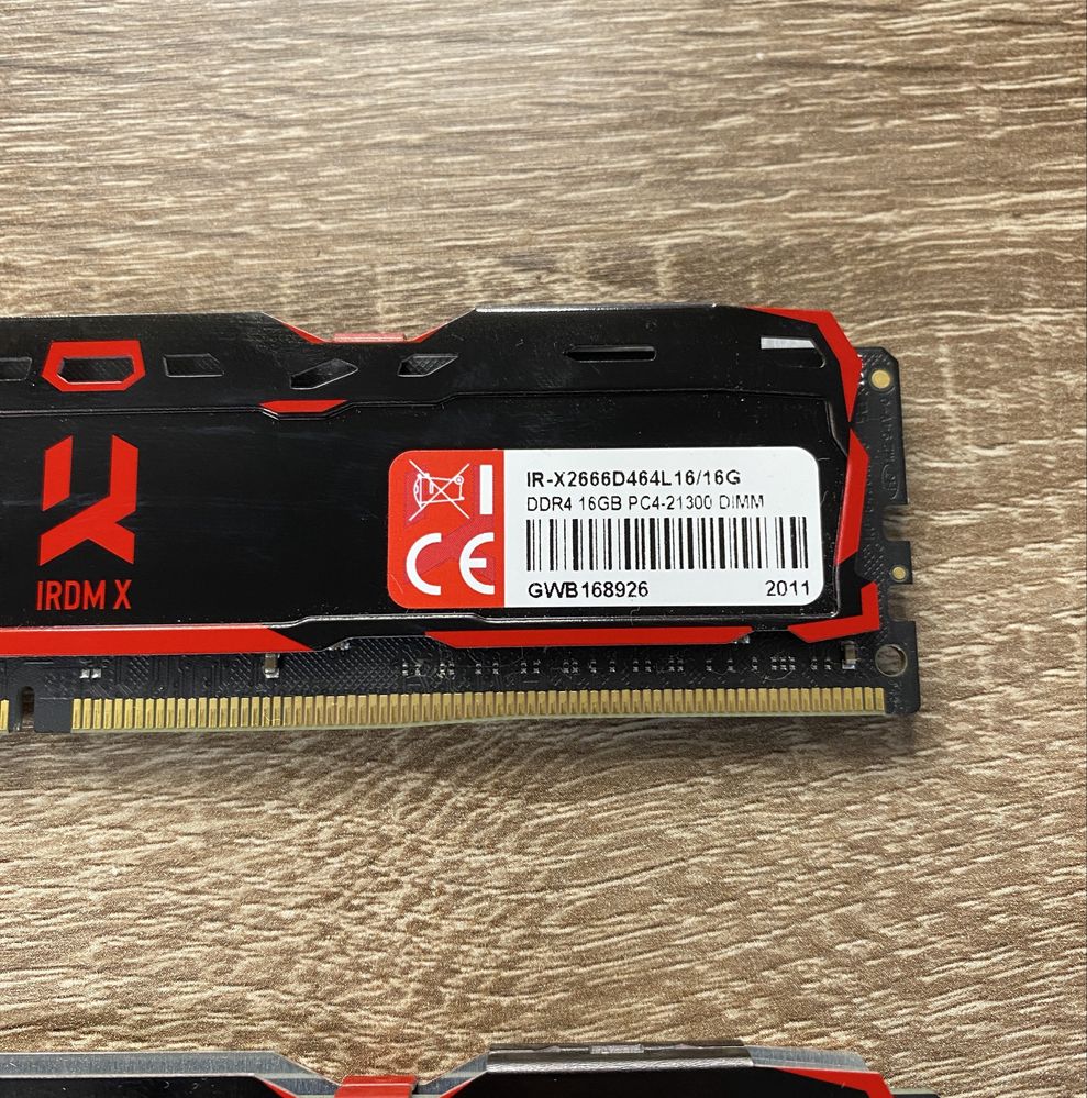 Goodram IRDM X 2x16 32 gb гигабайта 2666 mhz оперативная память