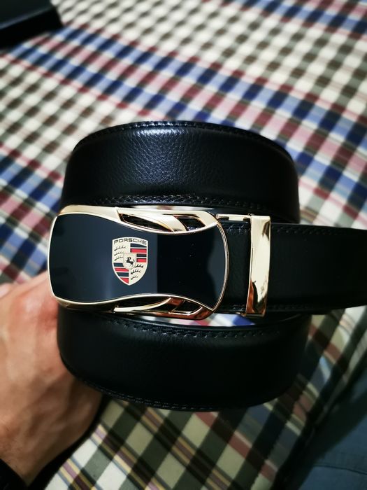 Cinto Porsche de fivela automática