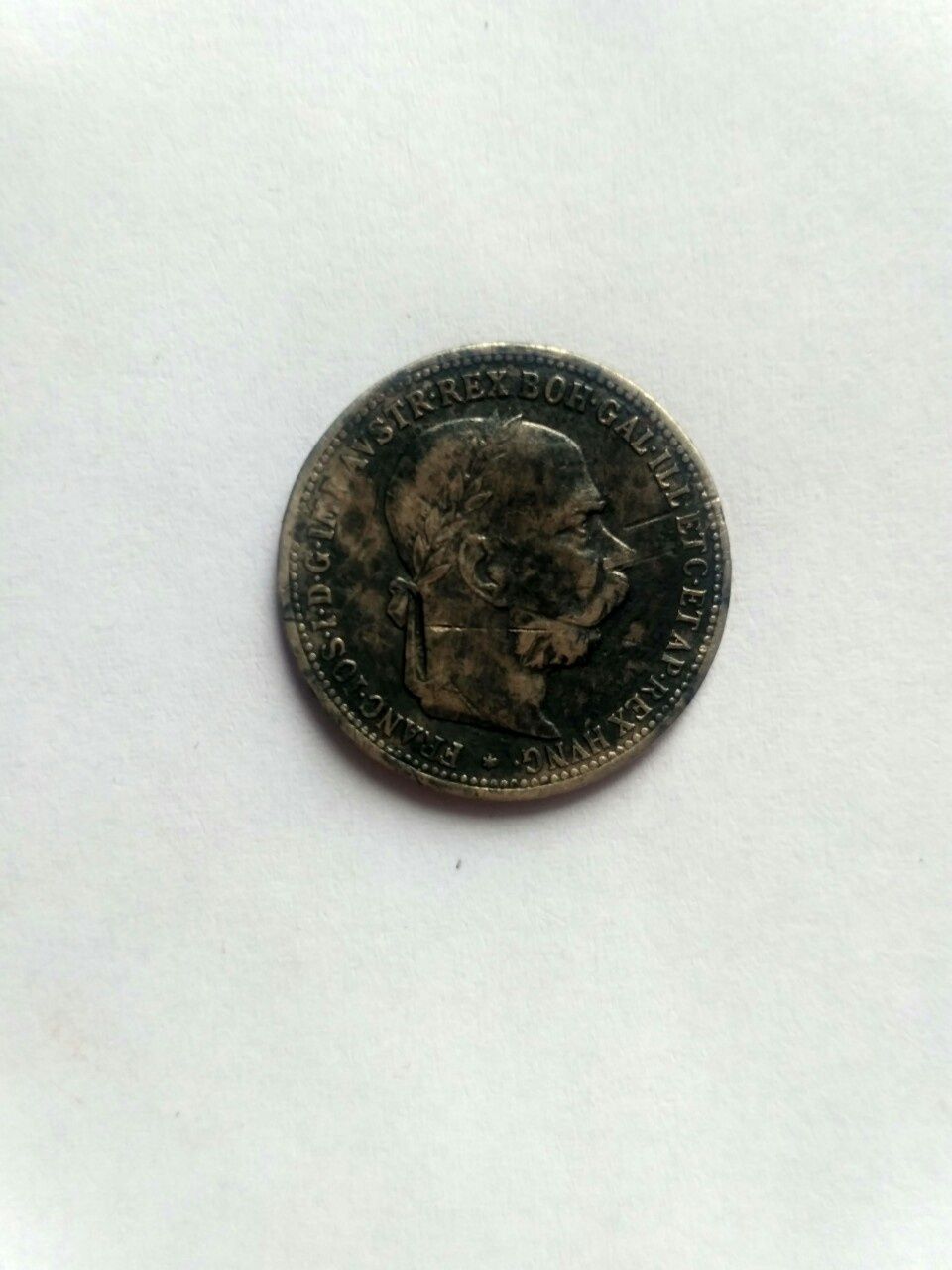 1 крона 1893 і 1894 років. Також медальйони католицькі і інші монети