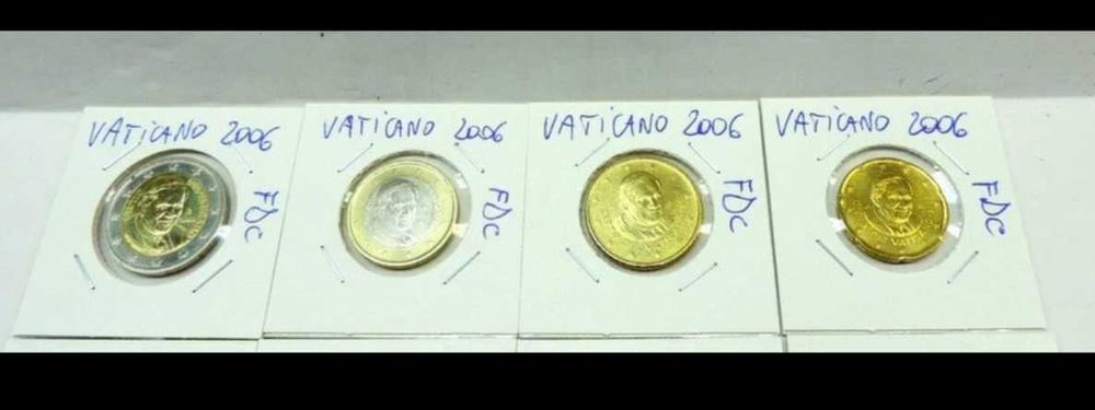 8 Moedas Vaticano em FDC - 2006