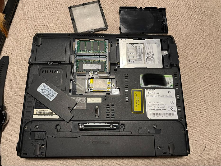 Toshiba, Dynabook TECRA A2 15 " Intel 1,4Ghz, 512Ram, 40GB Okazja!