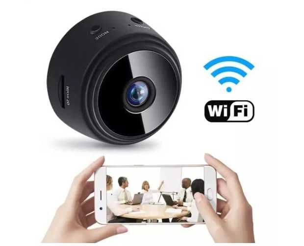 ORYGINALNA Mini Kamera Szpiegowska WiFi FullHD Monitoring Podgląd
