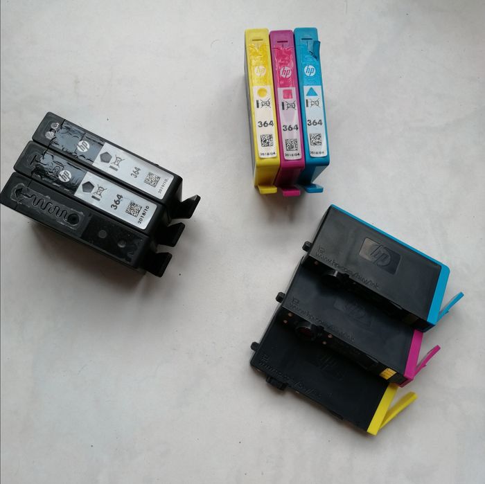 Tinteiros HP 364 vazios (conjunto)