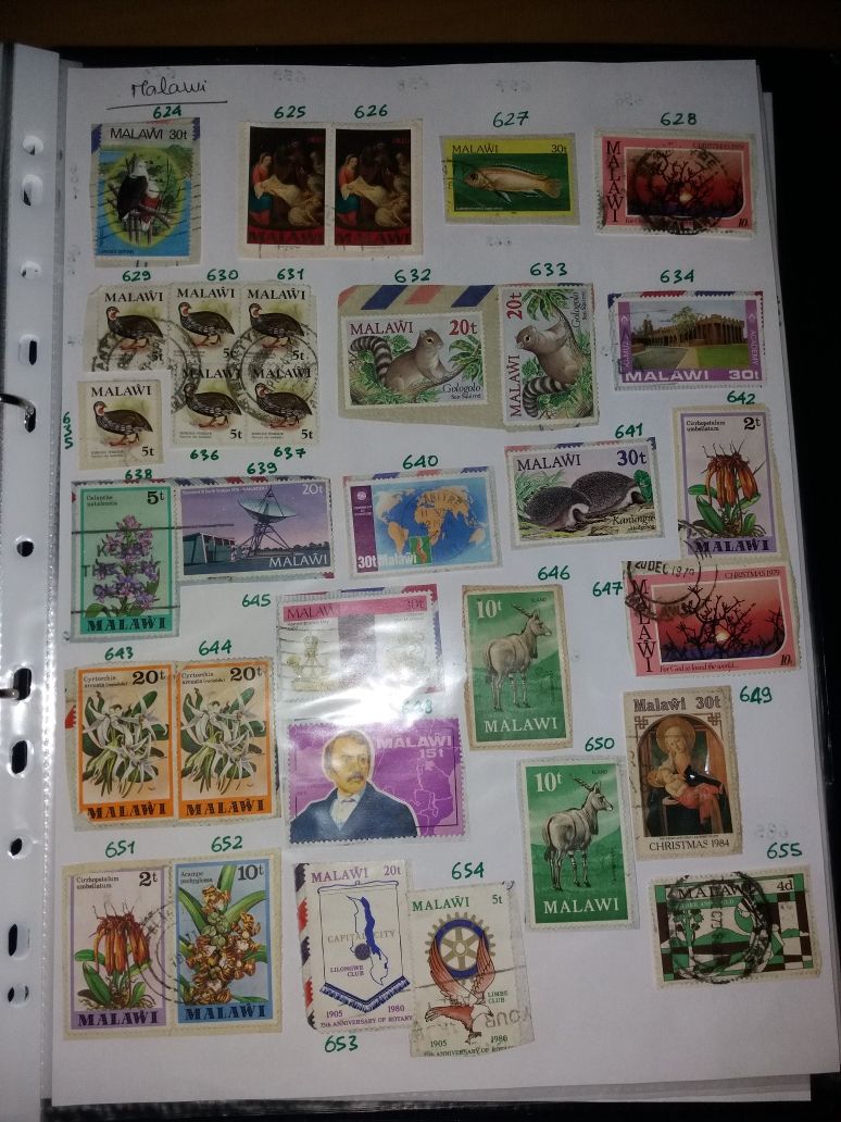 799 Selos antigos para colecionadores