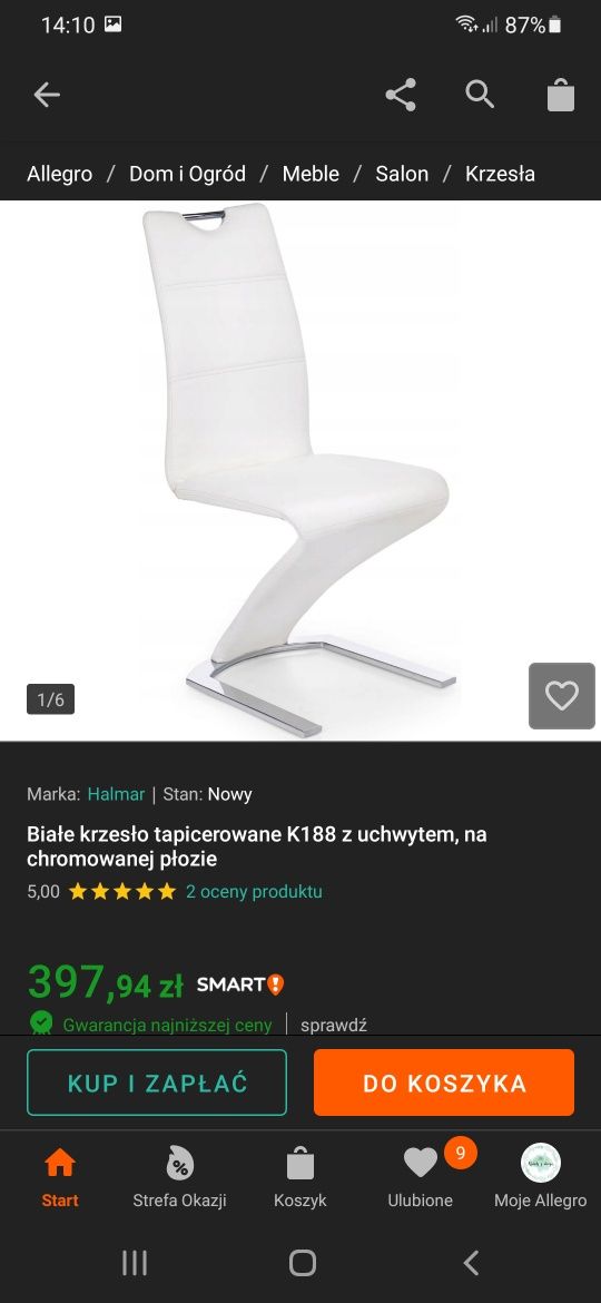Krzesła  do salonu/kuchni (zarezerwowane do 23.08)