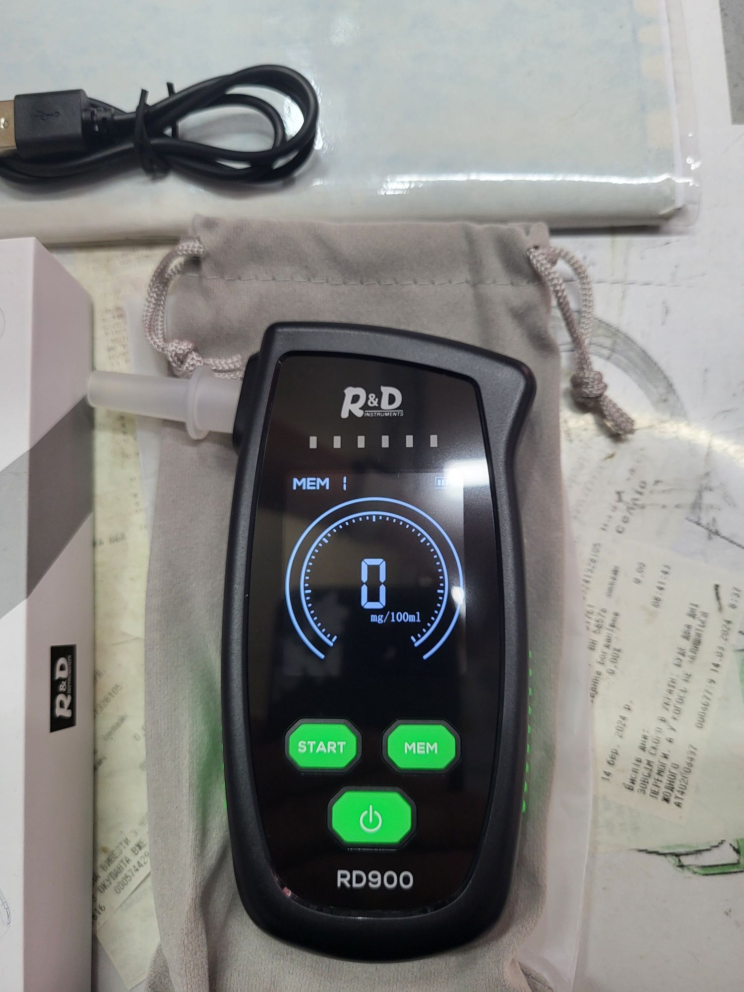 Алкотестер R&D RD900