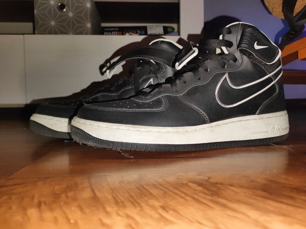 Air force 1 wysokie czarne 45rozmiar