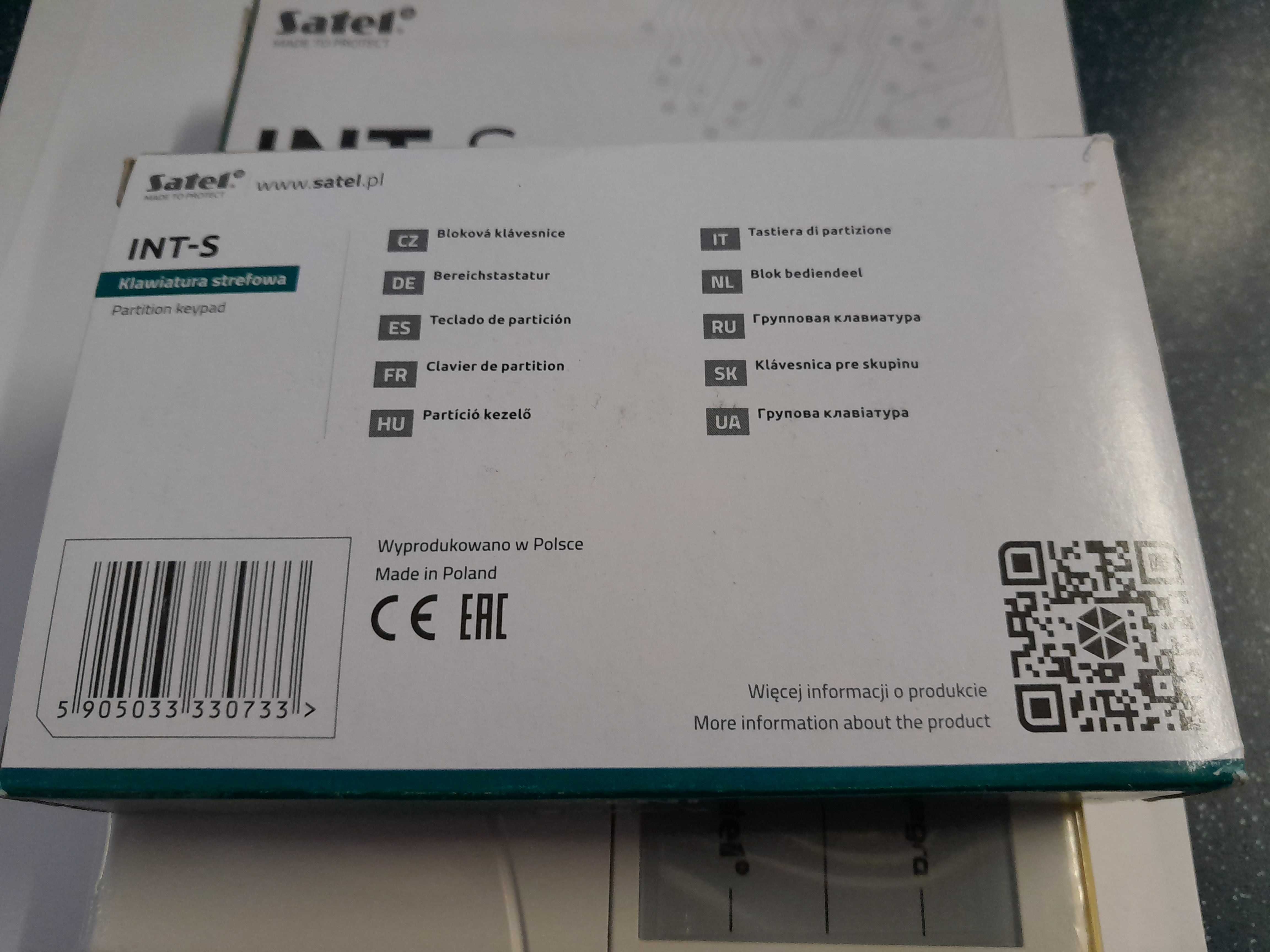 klawiatura strefowa Satel INT-S
