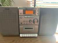 Sony mini wieża radio oldschool kasety plyty cd