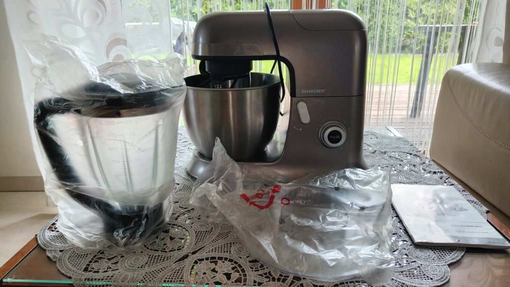 Jak nowy SILVERCREST profesjonalny robot kuchenny z blenderem 1300W