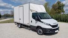 Iveco DAILY 35C16 160TDI KONTENER 8-PALET, DRZWI BOCZNE, WINDA 750KG  rozstaw osi 4.10m, 186 000km, Klimatyzacja.