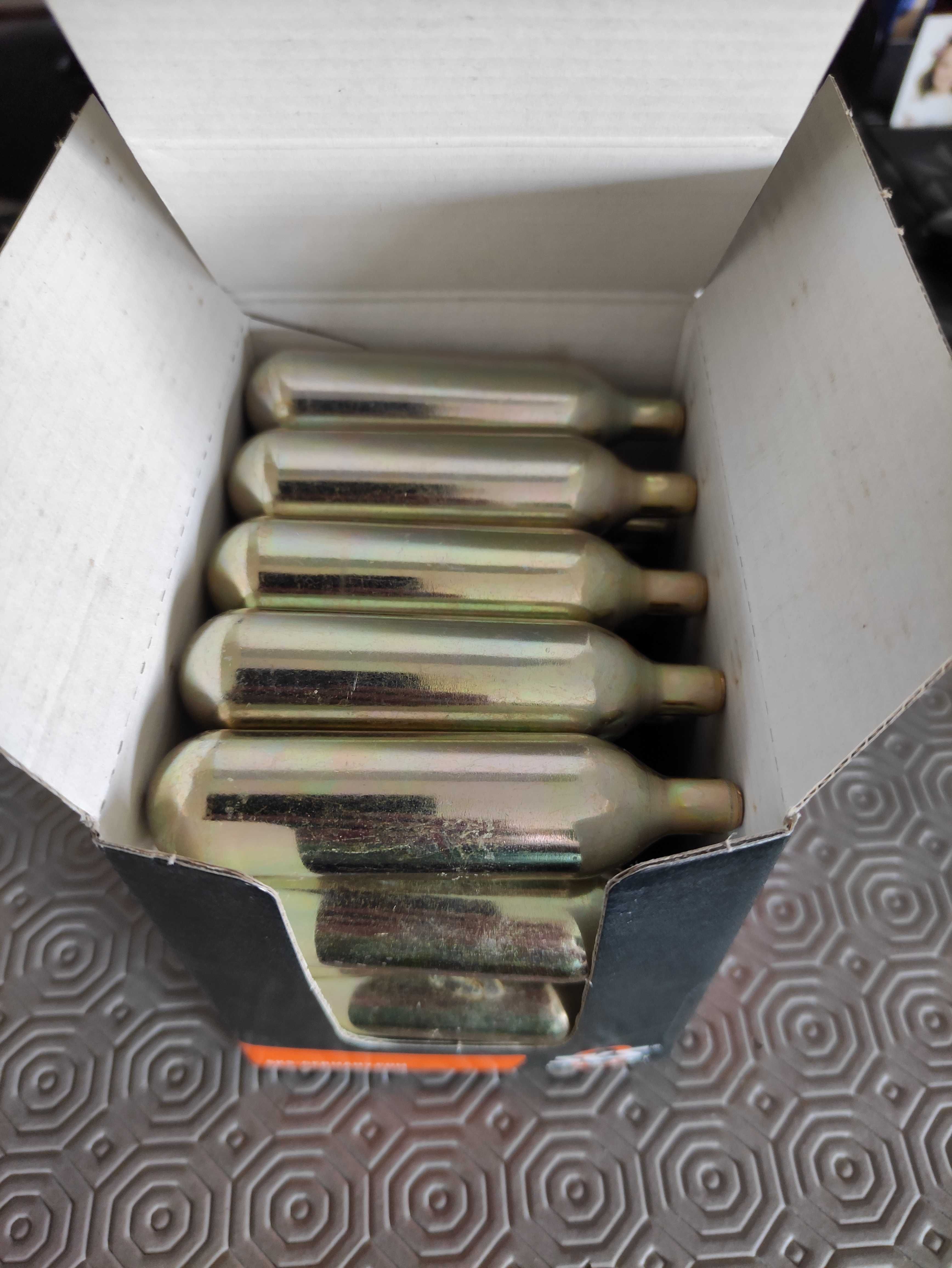 Botija CO2 cartucho 16g airsoft pneu bicicleta etc