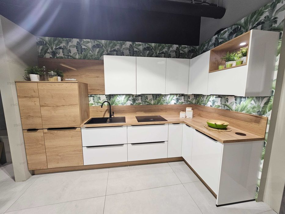 Meble kuchenne NOBILIA front FOCUS / Structura - z ekspozycji