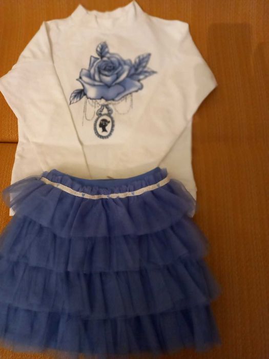 Комплект нарядный праздничный Войчик (юбка фатин плюс реглан)