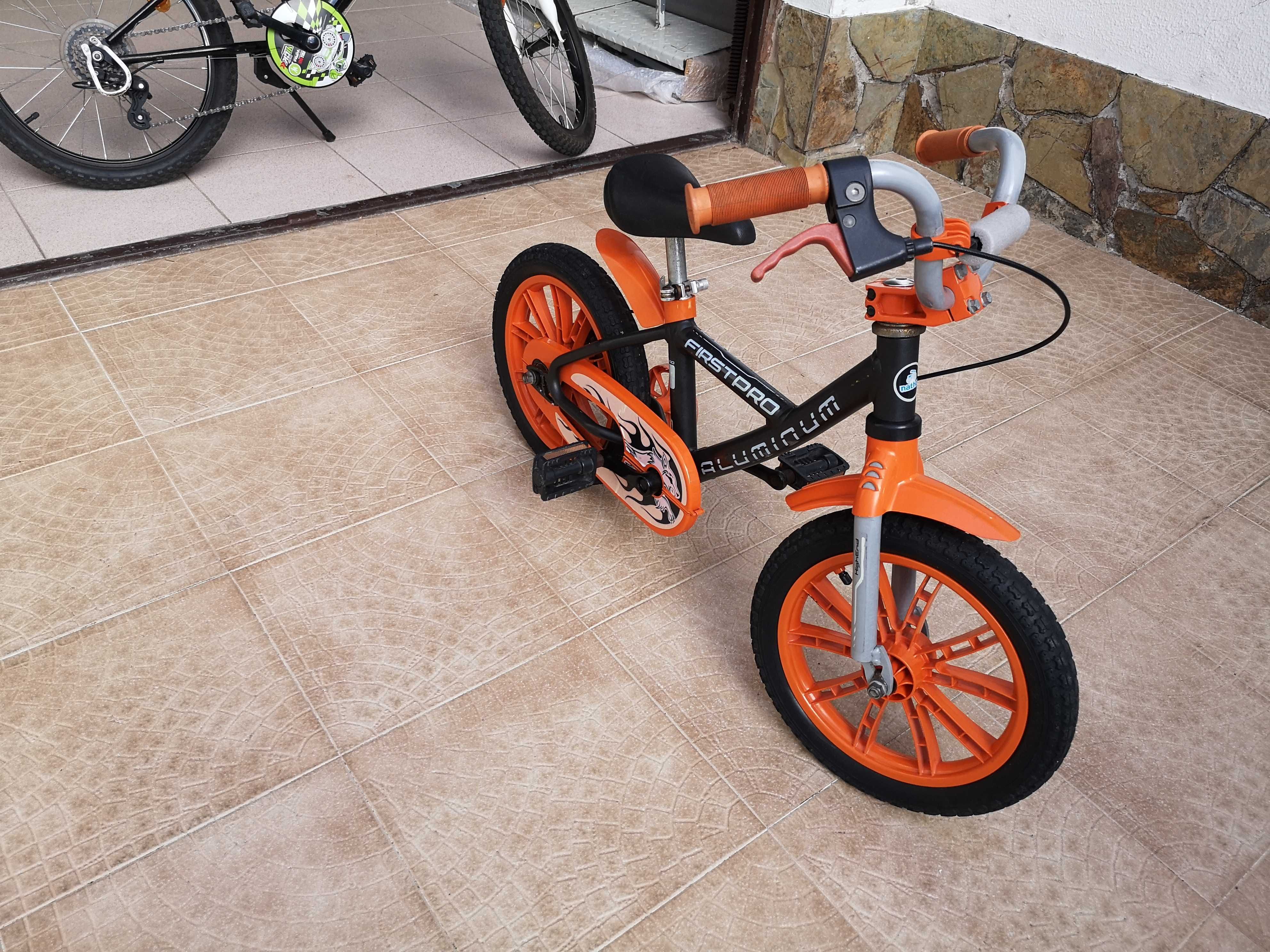 Bicicleta de criança infantil ALUMÍNIO/ travão a DISCO