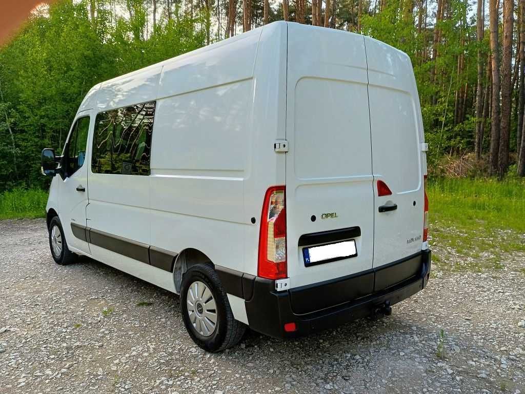 Movano 2,3 CDTI 125KM Dubel Kabina Brygadówka Klima L2H2 Zarejestrowan