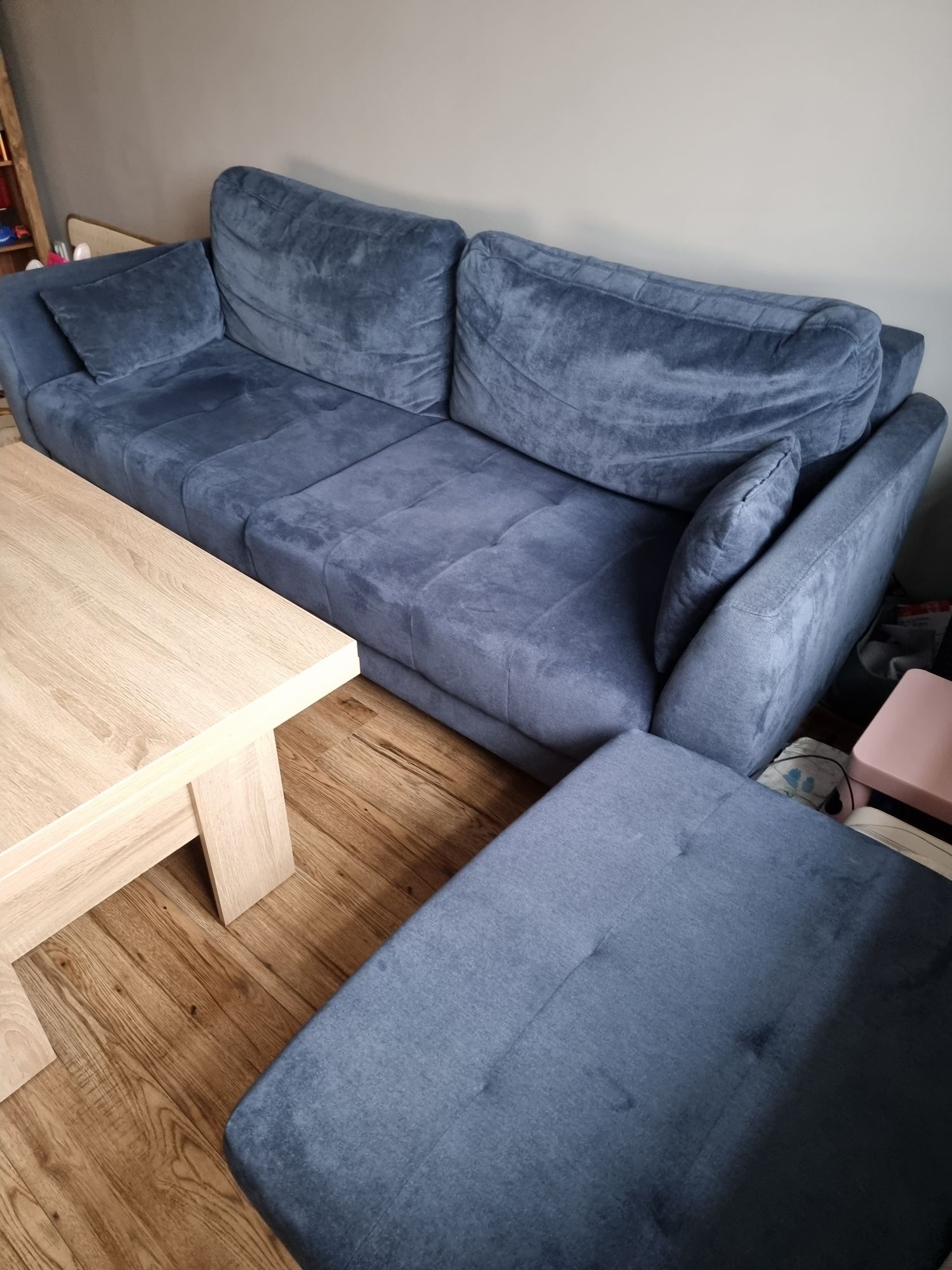 Sofa kanapa + puf hoker Agata Meble Tivoli