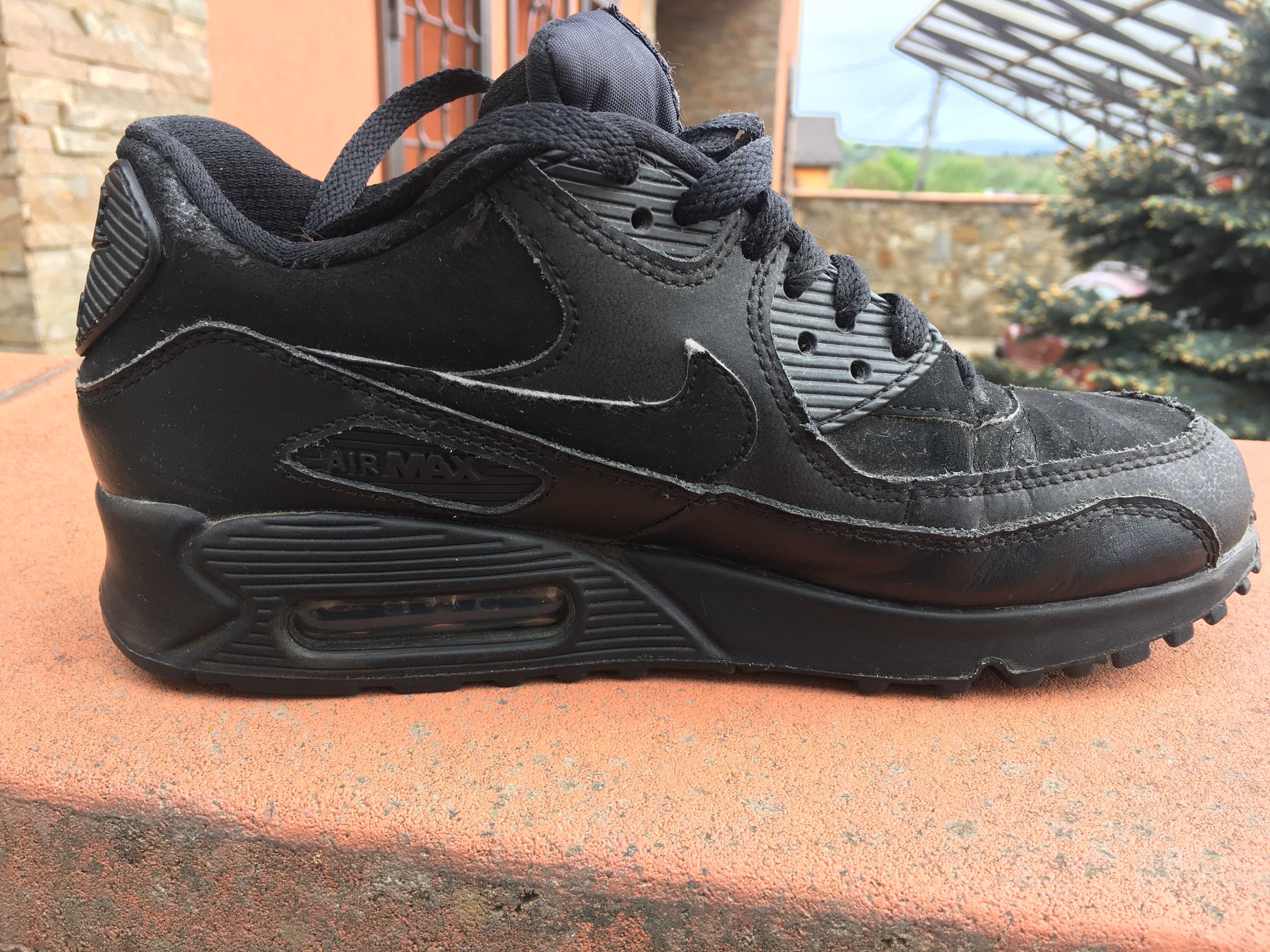 кросівки  Nike Air Max 90 GS 'Black Grey'