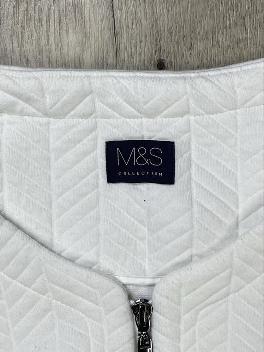 M&S Collection кофта свитшот 48 XL размер женская белая оригинал
