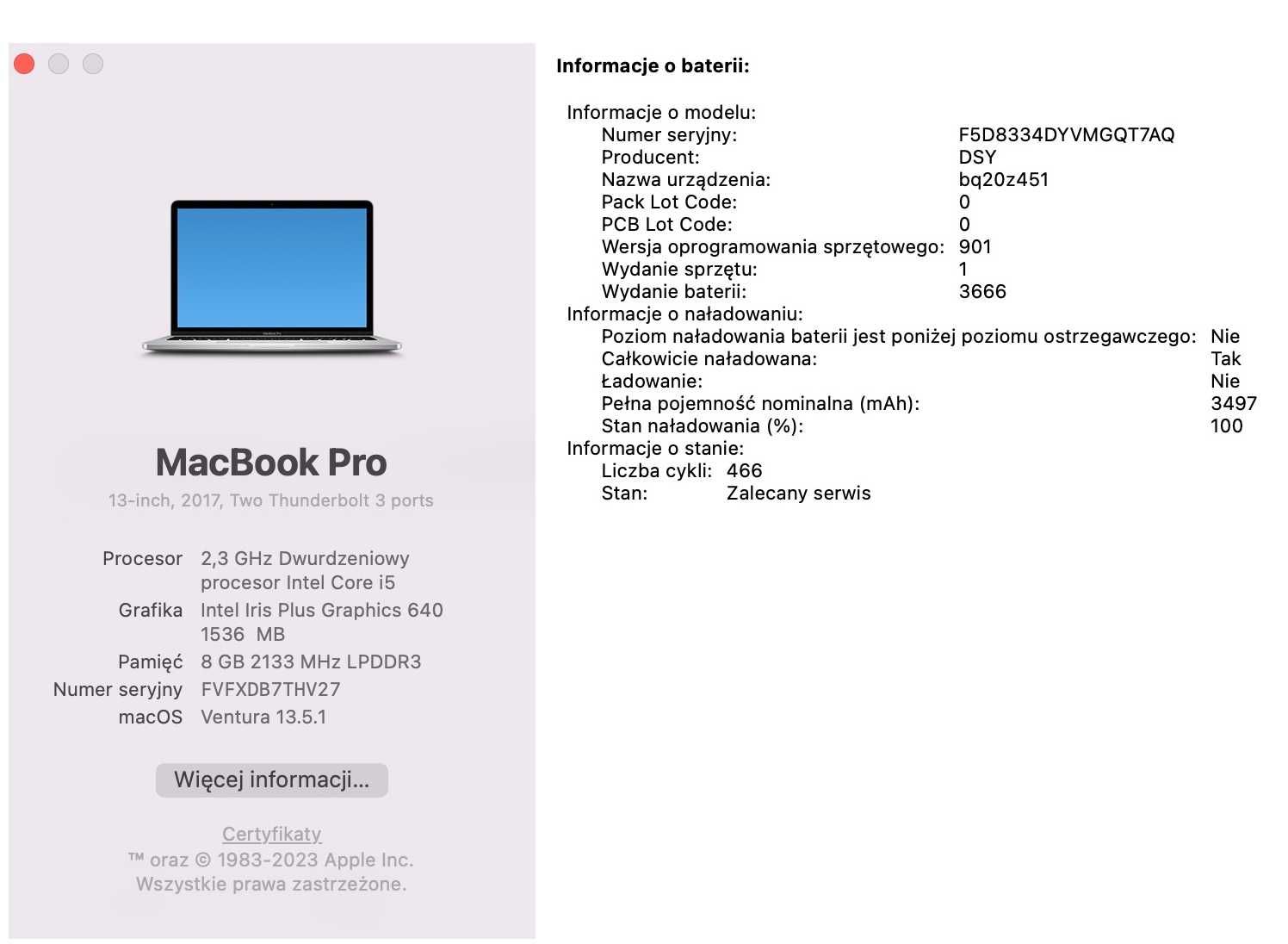 Laptop Apple MacBook Pro 13,3 *ZESTAW*