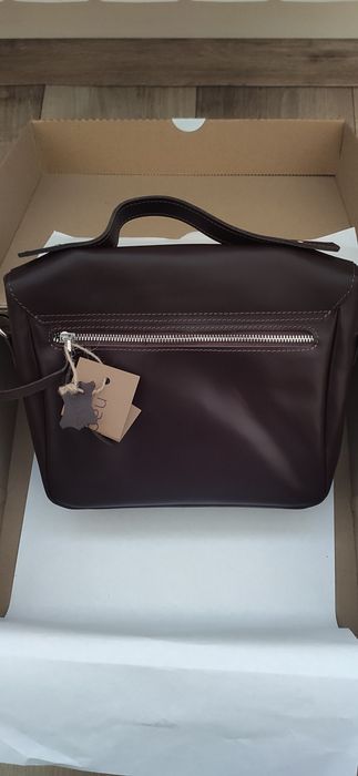 Шоколадна сумка  шкіряна   nada