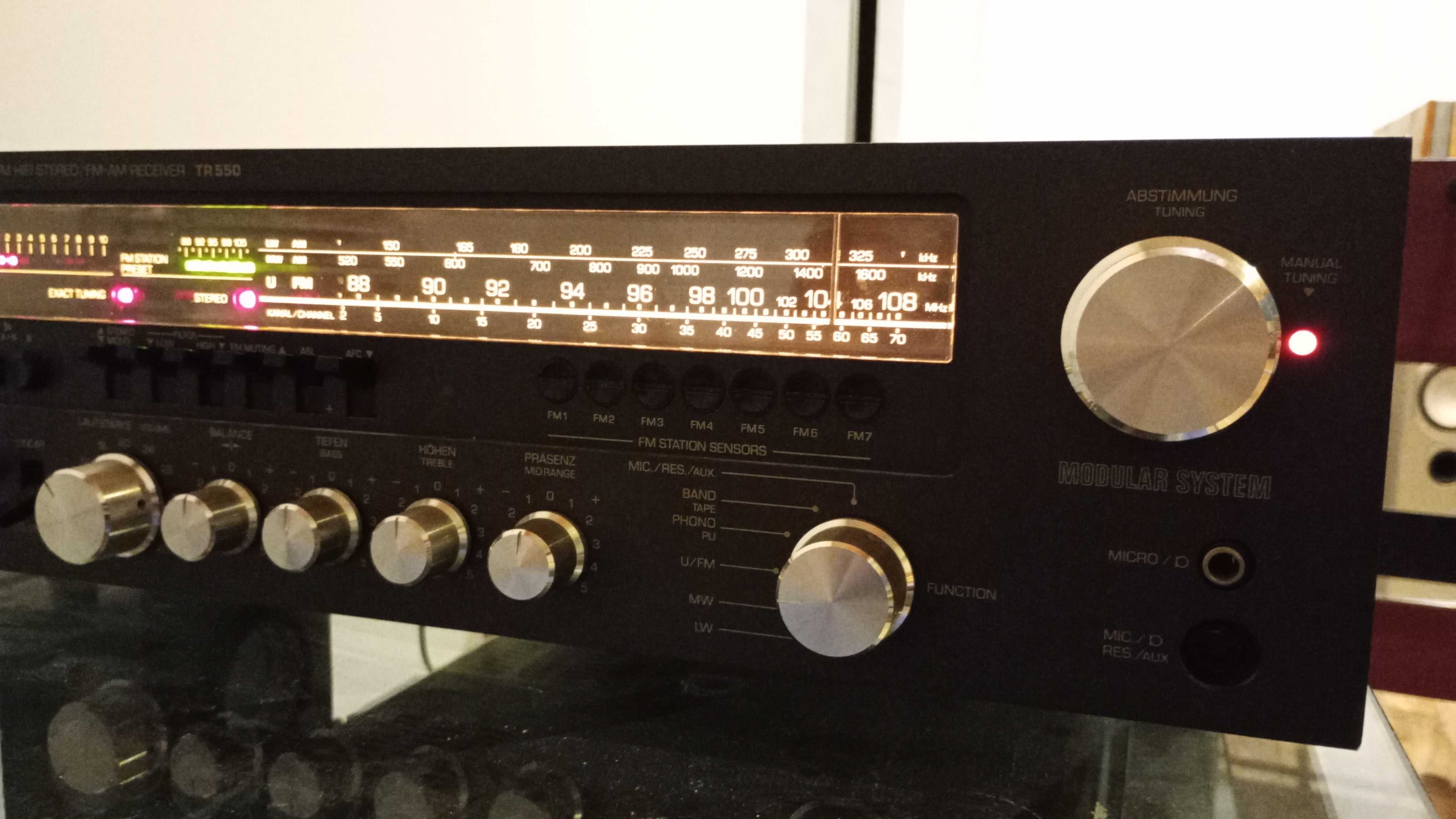Mocny amplituner stereo TELEFUNKEN z najlepszych lat TR 550