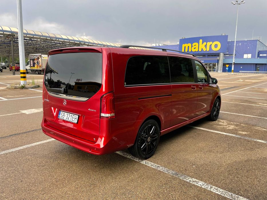 Wynajem Mercedes klasa V 4MATIC bus wynajem wakacje eventy PROMOCJA