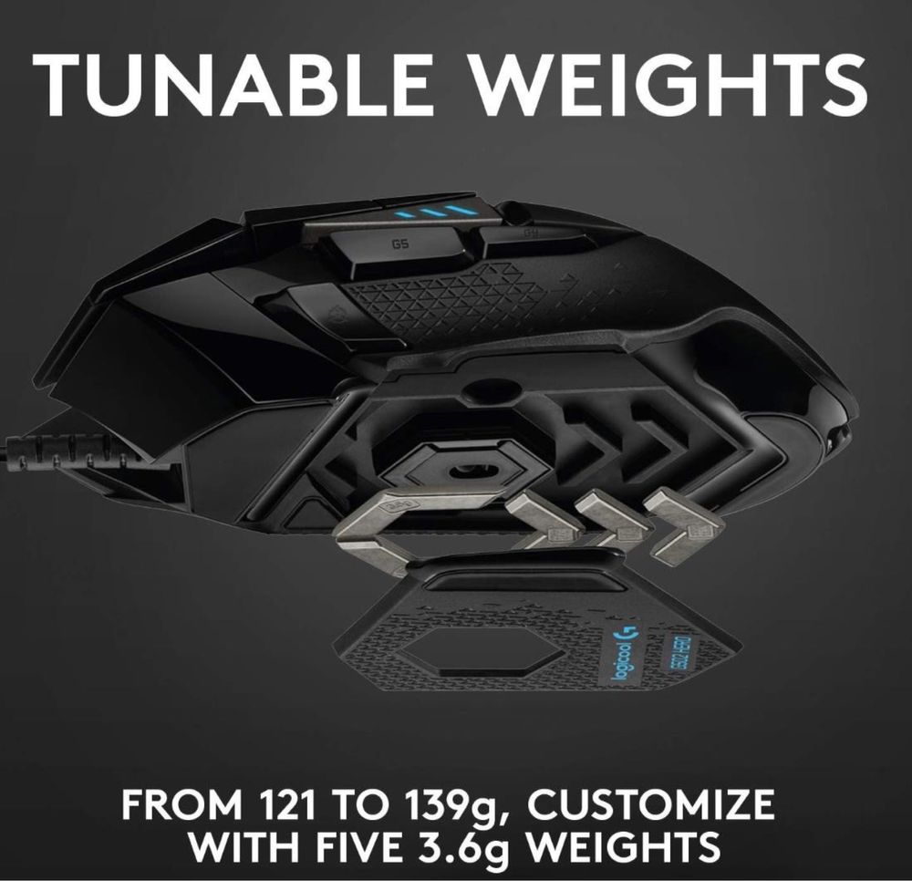 Rato Gaming Logitech G502 HERO – Novo, Nunca Usado