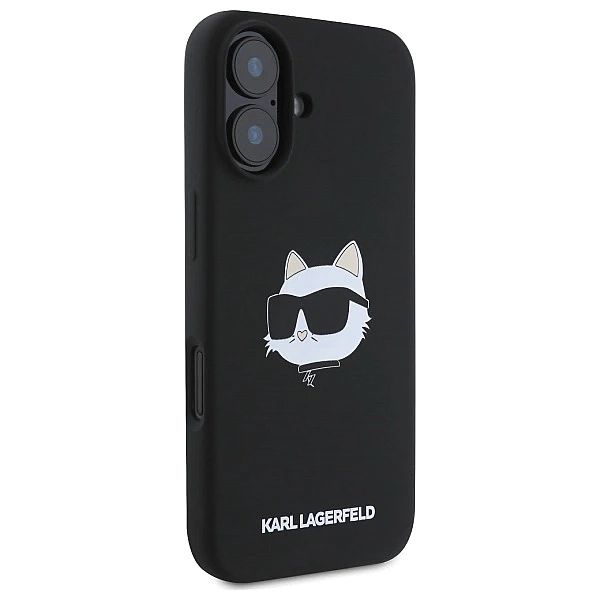 Etui Karl Lagerfeld Silicone Choupette Head Print MagSafe na iPhone 16